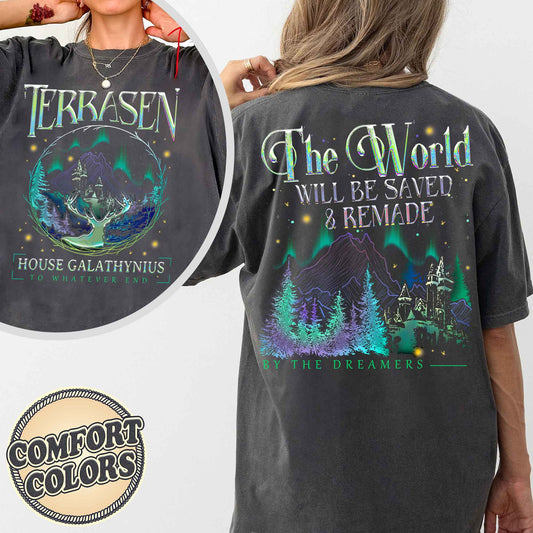 Comfort Colors® Sjm- Terrasen T-shirt, Throne Of Glass T-shirt, Reading Lover Gift, Book Lover T-shirt, Gifts For Book Love, Tog Shirt