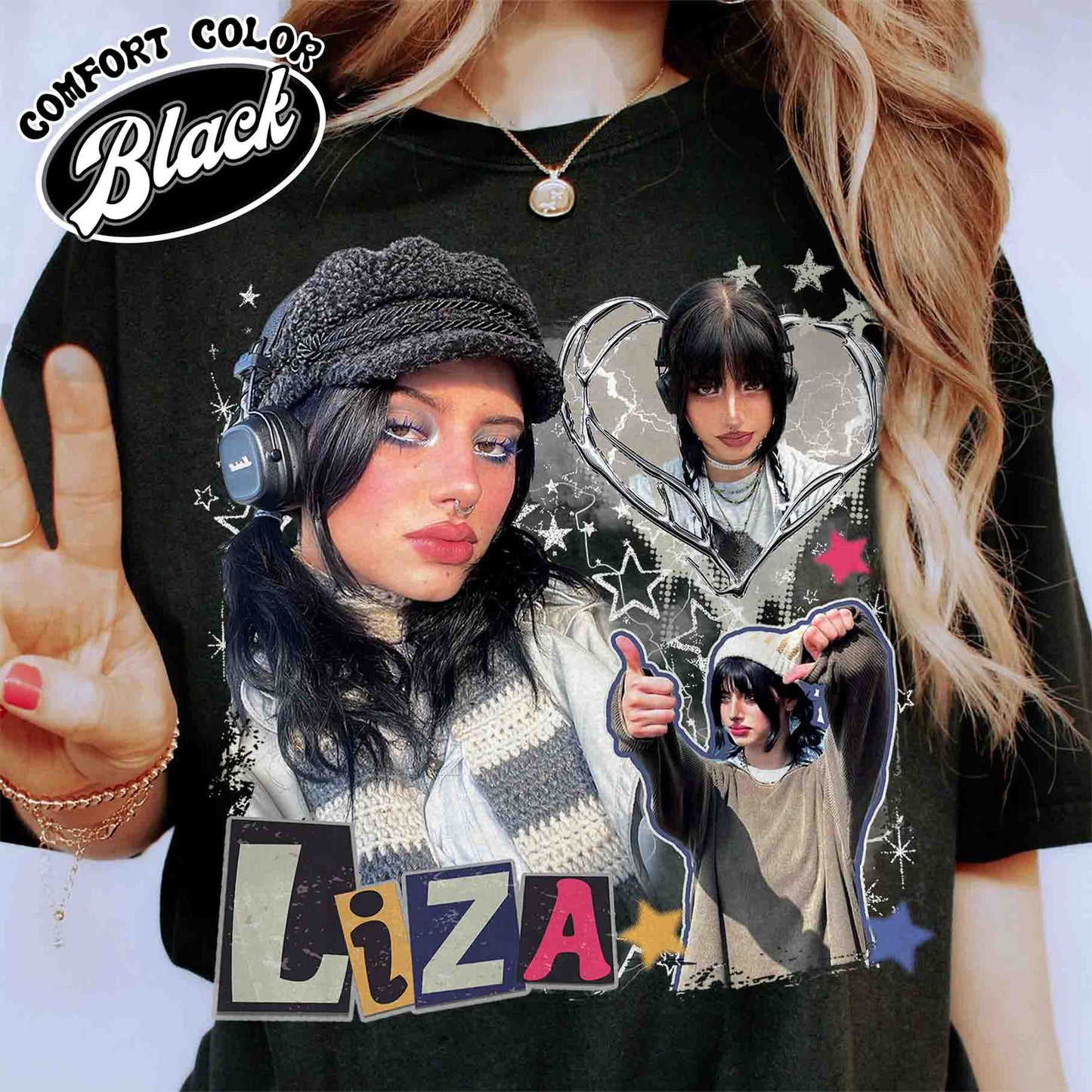 Custom Photo Comfort Color Shirt, Custom Photo Bootleg Girlfriend, 90s Retro T-shirt, Custom Bootleg Rap Tee, Custom Your Own Bootleg, Insert Your Design